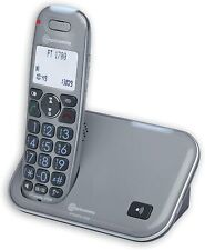 Amplicomms Powertel 1700, Téléphone Sans Fil à Gros Boutons, Appareil Auditif Compatible