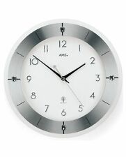 Ams 5848 Moderne Horloge Murale Avec Funkwerk, Horloge Radio, Alimenté Par Pile