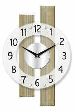 Ams -wanduhr Chêne Radio 41cm- 5875 Moderne Horloge Murale Avec Funkwerk,