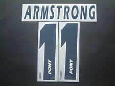 Armstrong Prenom + Nombre Officiel Reproduction Home Tottenham 1996-1997 Pony