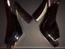 Audrey Brooke Black Patent Leather Shoes Size 9b