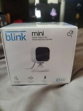 Blink Mini Compact Indoor Plug-in Smart Security Camera 1080 Hd 1 Camera New