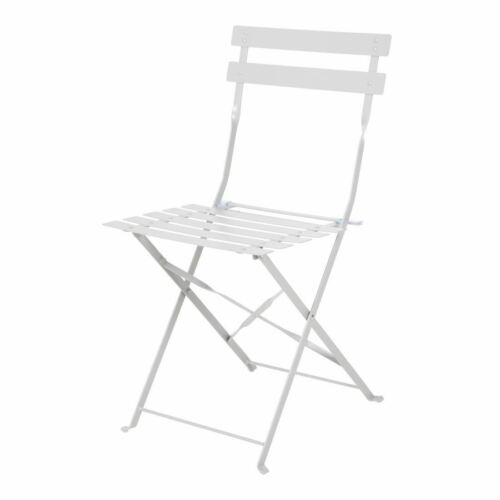 Bolero Steel Pavement Stylefolding Chairs Grey (pack Of 2) - Gh551