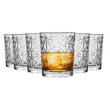 Bormioli Rocco 6x Lounge Verres De Whisky Whisky Tumblers 275ml Clear