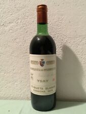 Botella De Vino / Wine Bottle Marques De Murrieta Ygay Cosecha 1975
