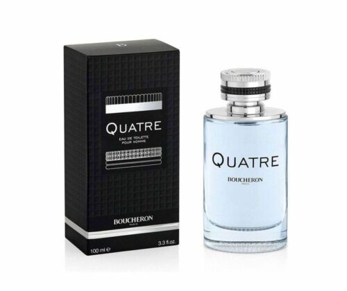 Boucheron Quatre Homme Edt💯original 100 Ml / 3.4 Fl Oz Perfume Men