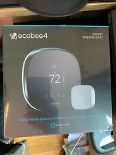 Brand New Ecobee4 Alexa-enabled Smart Thermostat W/ Sensor-(ebstate401)