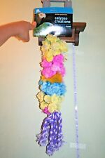 Calypso Creations,large,tied Knots,bird,cage,rope Toy,colorful,parrot*usa Seller