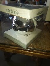 Carter’s Smiley Happy Piggy Bank - Collectible Rare--large--shiny--chrome--new!!