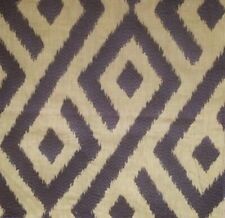 Casamance Cayley Linen Embroidery Chevron New Remnant Chartreuse 