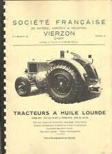 Catalogue De Piéces Pour Trateur Vierzon Hv1 Et Hv2