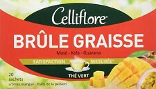Celliflore Thé Brule Graisse à Base De Maté/kola/guarana 20 Sachets - Lot De 4