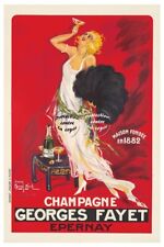 Champagne G. Fayet Réf181 - Poster Hq 40x60 D'une Affiche Vintage
