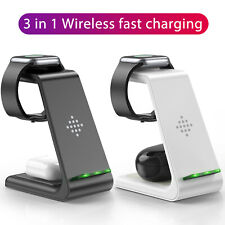 Chargeur Sans Fil 3 En 1 Station De Charge Chargeur Pour Iphone / Apple Watch / Samsung