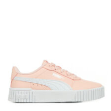 Chaussures Baskets Puma Fille Carina 20 Ps Rose Synthétique Lacets
