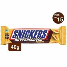 Chocolats Snickers Butterscotch Flavor - Barre De 40 G X 15 Paquets -...