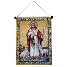 Christ The Good Shepherd Hanging Tapetry