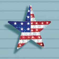 Éclairage Patriotique Usa Stars & Rayures 4th De Juillet Intérieur / Extérieur