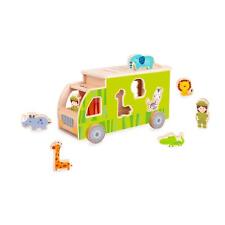 Classic World - Animal Sorting Truck - 10 Piece Shape Sorter With Figurines And 
