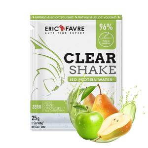 Clear Shake - Iso Protein Water - Sachet Unidose Proteines - Pomme Poire - 25g - Eric Favre 2kg