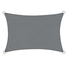 Cool Area Voile D'ombrage Rectangulaire Respirant Toile 3x4m Gris Anthracite
