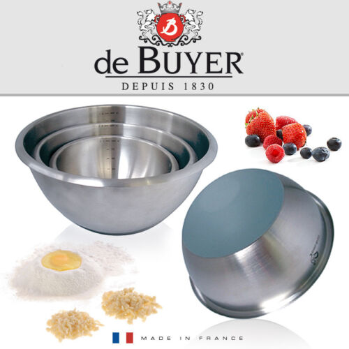 De Buyer - Round Bowl With Silicone Bottom