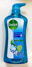 Dettol Icy Crushed Shower Gel Daily Anti-bactirial Mint Bath Body Washes 500ml