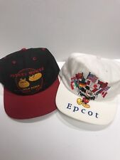 Disney Mickey Mouse White Snap Back Hat Goofy's Hat Co Vintage & Gold Shoes Lot