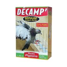 Dispositif MÉtallique Picots Pigeons 1,5m Livrés Avec Une Colle Silicone Decamp