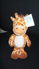 Doudou Peluche Girafe Blanc Beige Brun Orange Simba Toys Nicotoy Kiabi - Neuf -