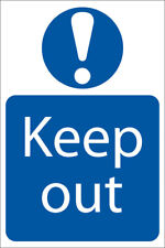 Draper' Keep Out 'obligatoire Signe