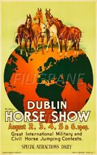 Dublin Horse Show 1949 Rddd - Poster Hq 40x60cm D'une Affiche Vintage