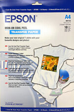 Epson C13s041154 Papier Spécial Iron-on-transfer Pour Impression Sur Tissu A4 [