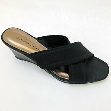 Etienne Aigner: Gorgeous Women's Black Slip On Slides - Size 6.5 M - New
