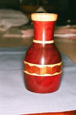 Exotic Multi- Wood Vase