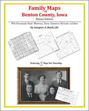 Family Maps Benton County Iowa Genealogy Plat History