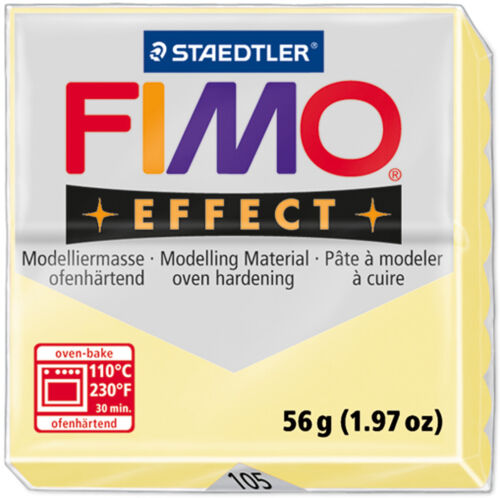 Fimo Effect Polymer Clay 2oz-vanilla Ef802-105