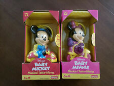 Fisher-price Disney Baby Mickey & Minnie In Cars Musical Take-along-new-2000