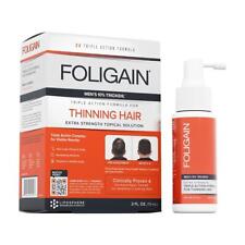 Foligain Triple Action Complet Formule Effiler Cheveux, Hommes 10% Trioxidil 2
