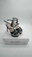 Gaudi 'chaussure Chaussures Sandale Femme Noir/argenté Cuir Écologique Taille 37