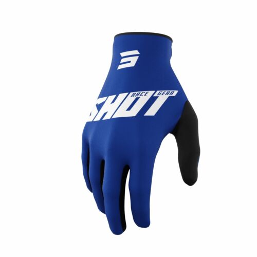 Gloves Motorcycle Enduro Cross Shot Raw Burst Blue Gloves Size 13 Xxxl