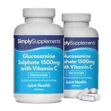 Glucosamine 1500mg Et Vitamine C - 360 Comprimés - Simplysupplements