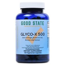 Glyco-x 500 Avec Berbérine Hcl Supplément 120 Capsules Par Good State