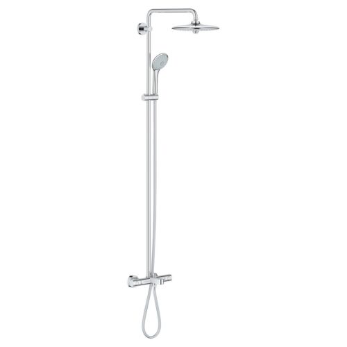 Grohe Euphoria 3 Way Exposed Thermostatic Bath Shower System Head & Hand Shower