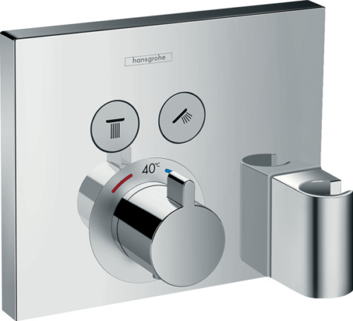 Hansgrohe Flush-mounted Showerselect Thermostat For 2 Consumers 15765000 New Original Packaging