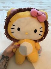 Hello Kitty Plush Ty Sanrio Cat Yellow With Tag 13”