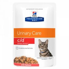Hill S Prescription Diet C / D Urinary Stress Salmon - Canned Cat Food 12 X 85g