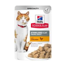 Hill's Sp Sterilised Cat Young Adult Chicken 12 Sachets Of 85 G - Wet Food Cats