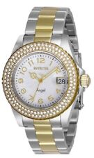 Invicta Angel Womens Quartz 40 Mm Gold, Stainless Steel Case White Dial 28675