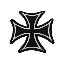 Iron Cross Vinyl Decal - Maltese Cross Outlaw Biker Chopper Free Ship